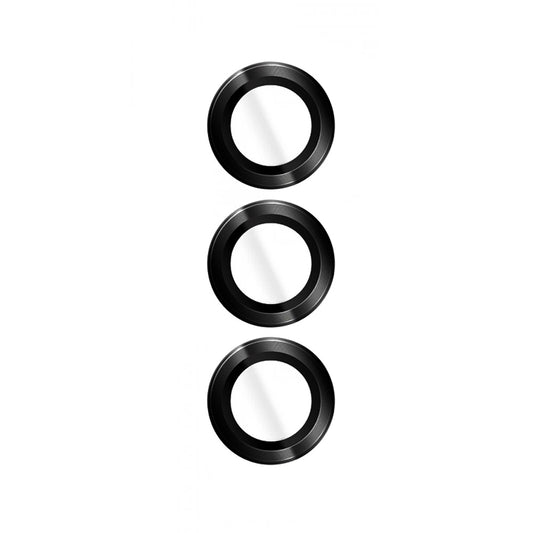 Ochranná fólia Lito S+ na zadnú kameru pre Samsung Galaxy S26 Plus / S26, Tvrdené sklo, Čierna