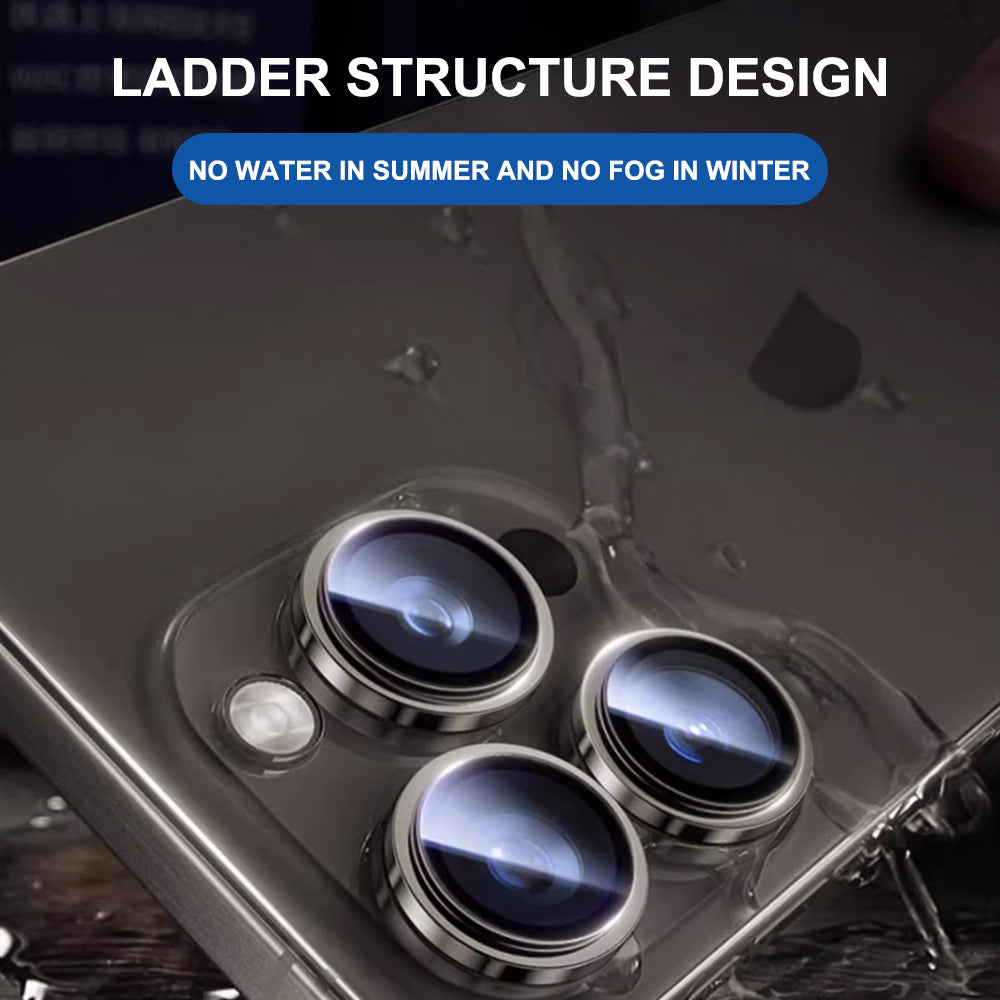 Ochranná fólia Lito Titanium AR na zadnú kameru pre Apple iPhone 17, Tvrdené sklo, Modrá
