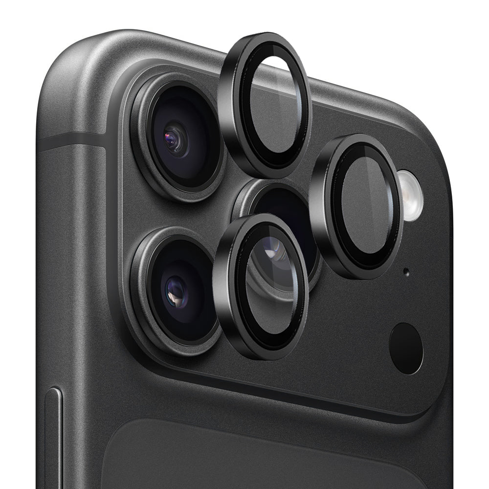 Ochranná fólia na zadnú kameru Lito Titanium AR pre Apple iPhone 18 Pro / 18 Pro Max, tvrdené sklo, čierna
