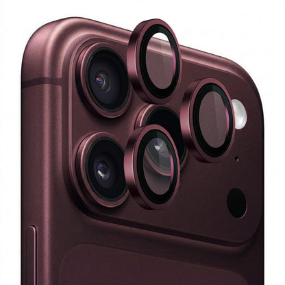 Ochranná fólia na zadnú kameru Lito Titanium AR pre Apple iPhone 18 Pro / 18 Pro Max, tvrdené sklo, vínová