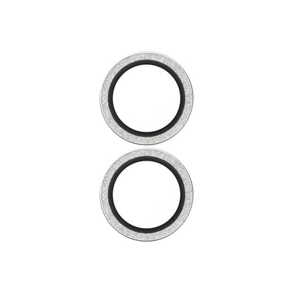 Ochranná fólia na zadnú kameru PanzerGlass Hoops Glitter pre Apple iPhone 17 / 16 Plus / 16, Kalené sklo, Strieborná
