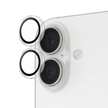 Ochranná fólia PanzerGlass Hoops na zadnú kameru pre Apple iPhone 17 / 16 Plus / 16, Kalené sklo, Priehľadná