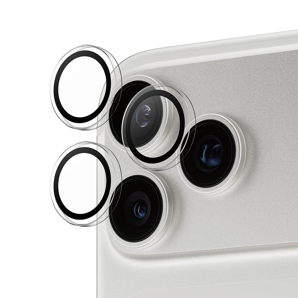 Ochranná fólia PanzerGlass Hoops na zadnú kameru pre Apple iPhone 17 Pro, Kalené sklo, Priehľadná