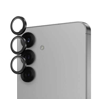 Ochranná fólia PanzerGlass Hoops na zadnú kameru pre Samsung Galaxy S25 S931, Tvrdené sklo, Čierna