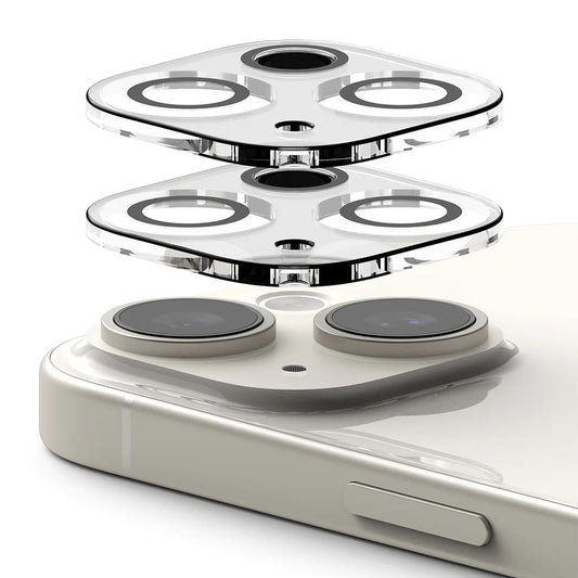 Ochranná fólia Ringke na zadnú kameru pre Apple iPhone 15 Plus / 15, Tvrdené sklo, Sada 2 kusy, Priehľadná