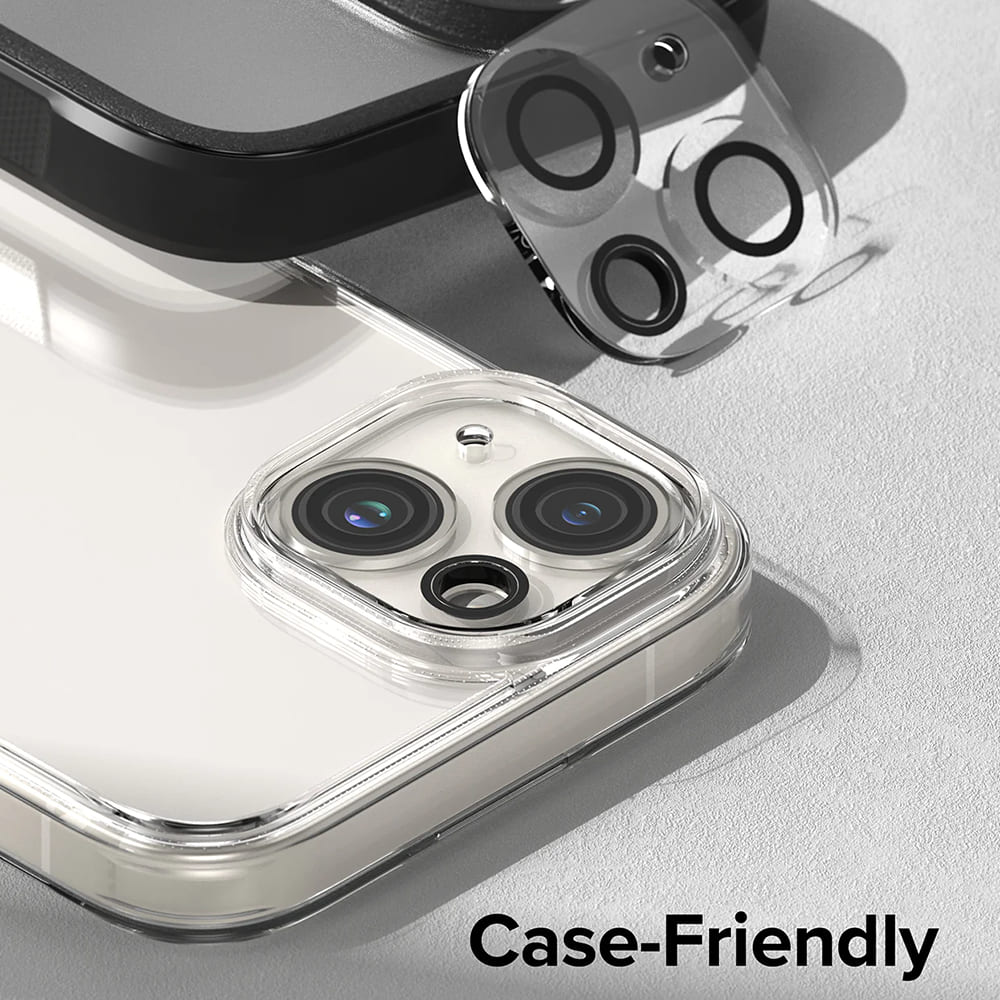 Ochranná fólia Ringke na zadnú kameru pre Apple iPhone 15 Plus / 15, Tvrdené sklo, Sada 2 kusy, Priehľadná
