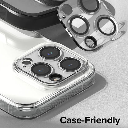 Ochranná fólia Ringke na zadnú kameru pre Apple iPhone 15 Pro Max, Kalené sklo, Sada 2 kusy, Priehľadná