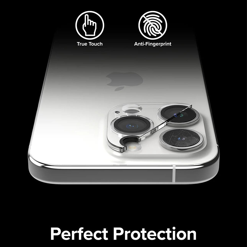 Ochranná fólia Ringke na zadnú kameru pre Apple iPhone 15 Pro Max, Kalené sklo, Sada 2 kusy, Priehľadná