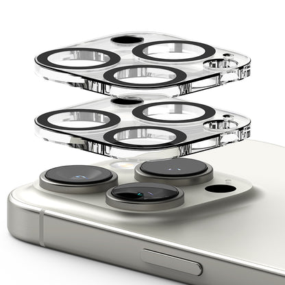 Ochranná fólia Ringke na zadnú kameru pre Apple iPhone 16 Pro Max / 16 Pro, Tvrdené sklo, Sada 2 kusy, Priehľadná