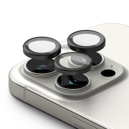 Ochranná fólia Ringke na zadnú kameru pre Apple iPhone 16 Pro Max / 16 Pro, Tvrdené sklo, Sada 2 kusy, Čierna