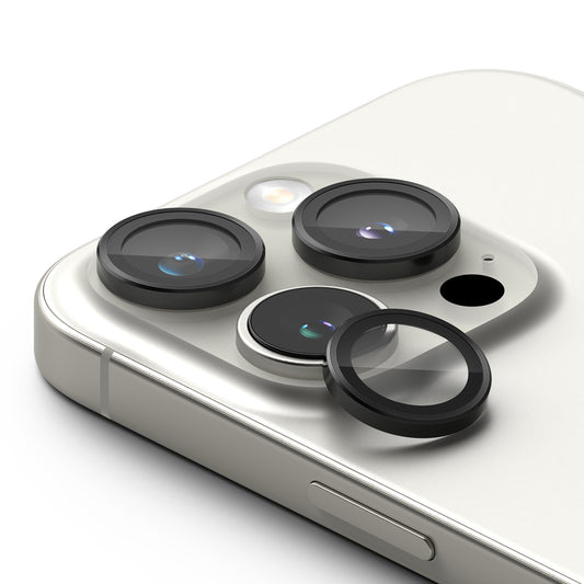 Ochranná fólia Ringke na zadnú kameru pre Apple iPhone 16 Pro Max / 16 Pro, Tvrdené sklo, Sada 2 kusy, Čierna