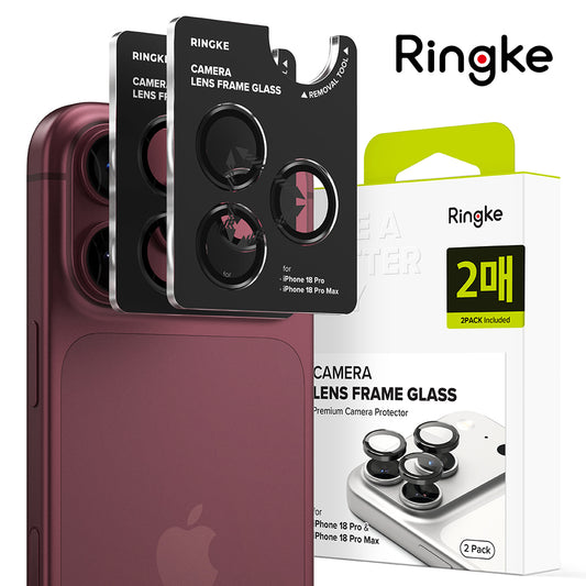 Ochranná fólia na zadnú kameru Ringke pre Apple iPhone 18 Pro / 18 Pro Max, tvrdené sklo, sada 2 kusy, priehľadná