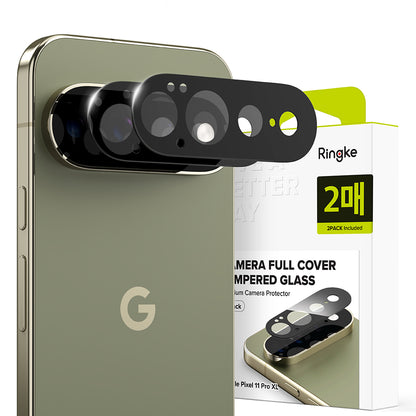 Ochranná fólia na zadnú kameru Ringke pre Google Pixel 11 Pro XL, tvrdené sklo, sada 2 kusy, čierna
