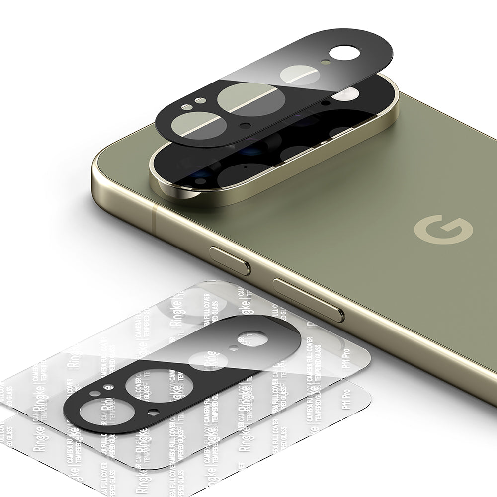Ochranná fólia na zadnú kameru Ringke pre Google Pixel 11 Pro XL, tvrdené sklo, sada 2 kusy, čierna
