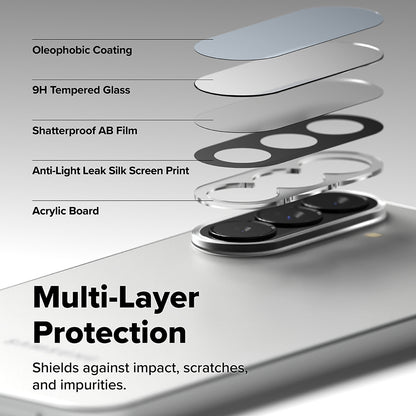 Ochranná fólia na zadnú kameru Ringke pre Samsung Galaxy A57 5G / A37 5G, Kalené sklo, Sada 2 kusy, Priehľadná