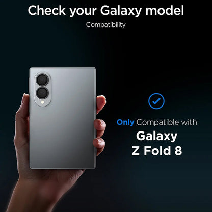 Ochranná fólia na zadnú kameru Spigen GlastR EZ FIT Optik Pro HD pre Samsung Galaxy Z Fold8 F971, tvrdené sklo, sada 2 kusy, čierna AGL11944
