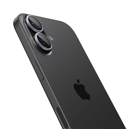 Ochranná fólia na zadnú kameru Spigen GlastR EZ FIT Optik Pro pre Apple iPhone 17 / 16 Plus / 16, Kalené sklo, Sada 2 kusy, Fialová