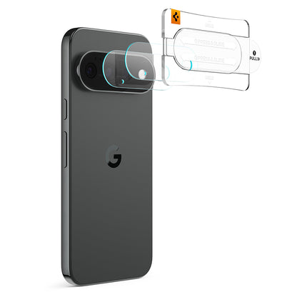 Ochranná fólia na zadnú kameru Spigen GlastR EZ FIT Optik Pro pre Google Pixel 11 Pro, tvrdené sklo, sada 2 kusy, čierna AGL11484