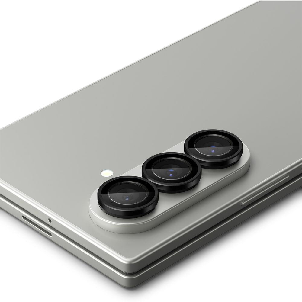 Ochranná fólia na zadnú kameru Spigen GlastR EZ FIT Optik Pro HD pre Samsung Galaxy Z Fold7 F966, Kalené sklo, Sada 2 kusy, Čierna AGL09581