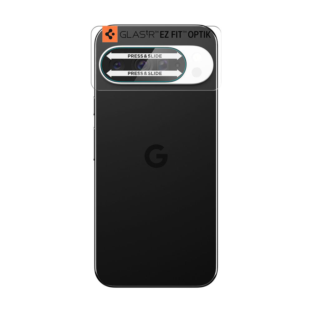 Ochranná fólia na zadnú kameru Spigen GlastR Optik pre Google Pixel 10 Pro, tvrdené sklo, sada 2 kusy, priehľadná AGL09662