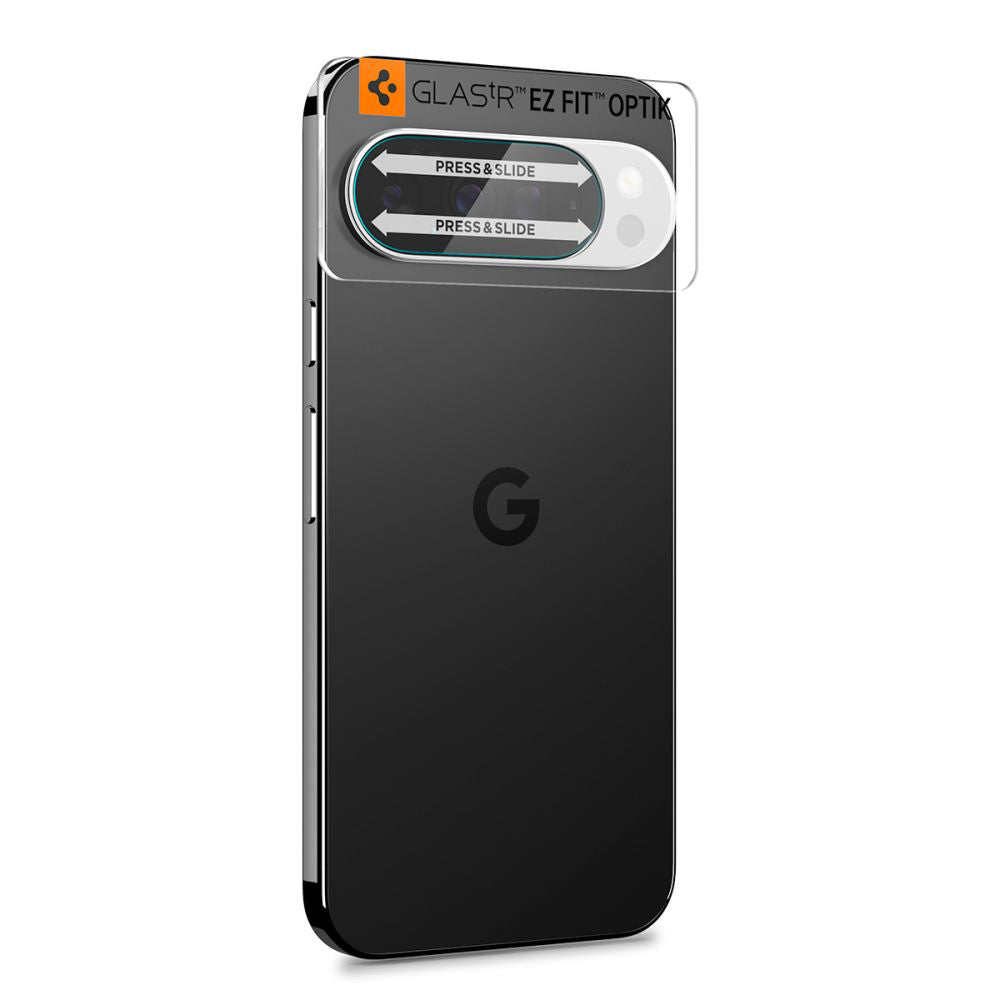 Ochranná fólia na zadnú kameru Spigen GlastR Optik pre Google Pixel 10 Pro, tvrdené sklo, sada 2 kusy, priehľadná AGL09662