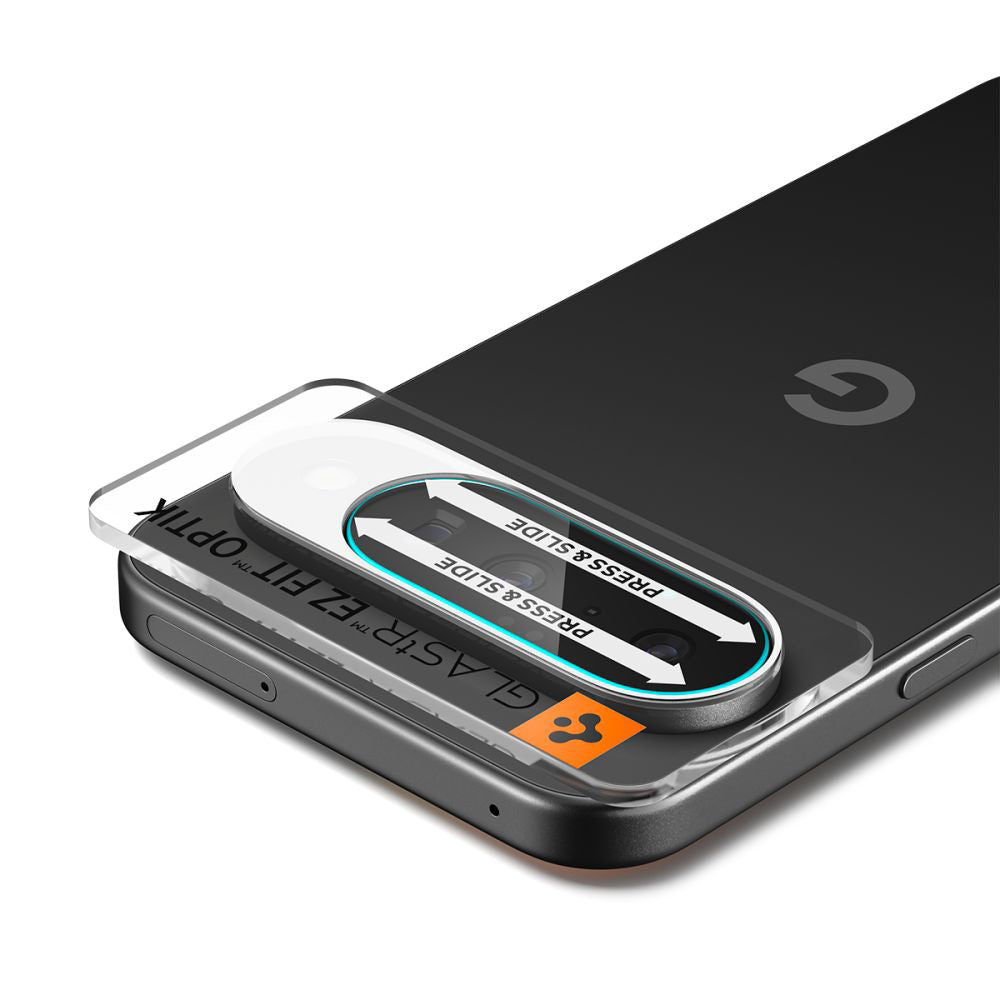 Ochranná fólia na zadnú kameru Spigen GlastR Optik pre Google Pixel 10, tvrdené sklo, sada 2 kusy, priehľadná AGL09661