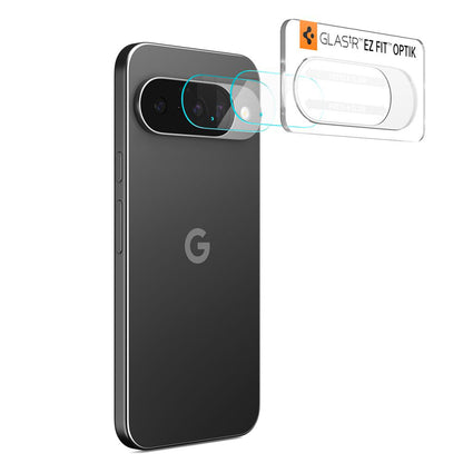Ochranná fólia na zadnú kameru Spigen GlastR Optik pre Google Pixel 10, tvrdené sklo, sada 2 kusy, priehľadná AGL09661