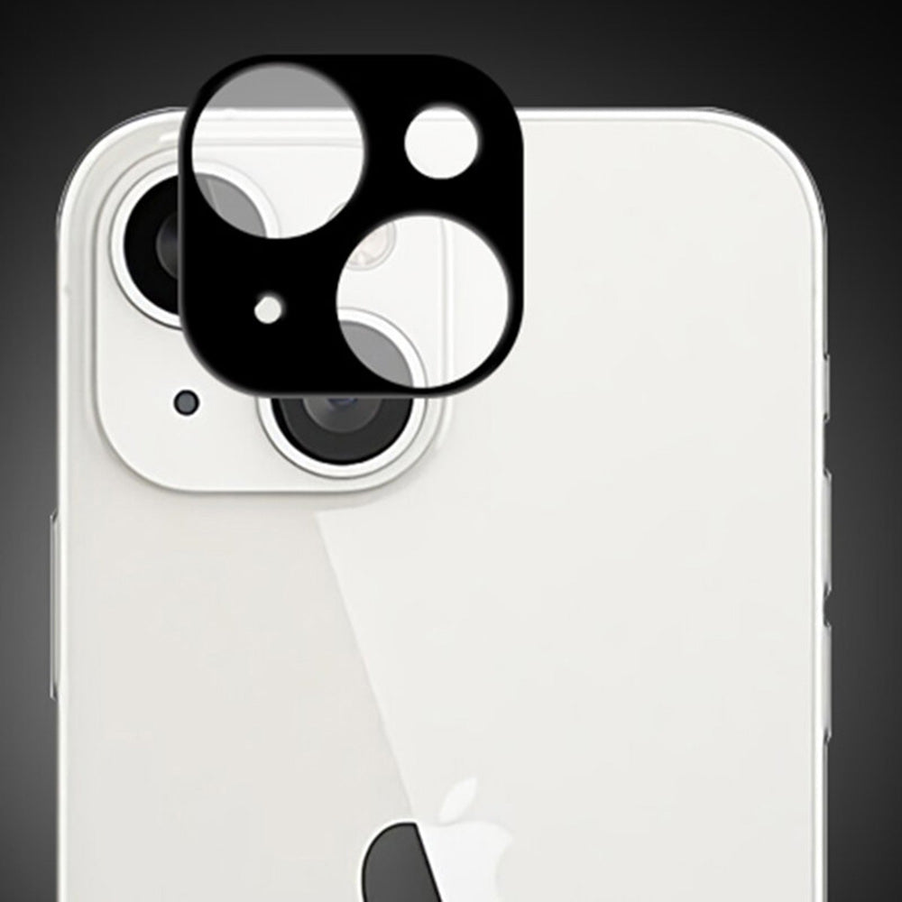 Ochranná fólia na zadnú kameru Techsuit pre Apple iPhone 13 mini / 13, tvrdené sklo, čierna