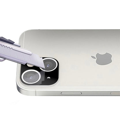 Ochranná fólia na zadnú kameru Techsuit pre Apple iPhone 13 mini / 13, tvrdené sklo, čierna