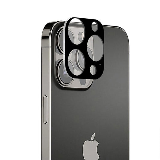 Ochranná fólia na zadnú kameru Techsuit pre Apple iPhone 13 Pro Max / 13 Pro, tvrdené sklo, čierna