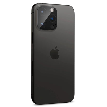 Techsuit Rear Camera Protective Film for Apple iPhone 14 Pro Max / 14 Pro, Tempered Glass, Black