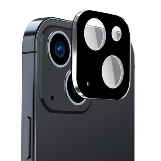 Ochranná fólia na zadnú kameru Techsuit pre Apple iPhone 15 Plus / 15, tvrdené sklo, čierna