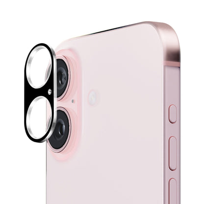 Ochranná fólia na zadnú kameru Techsuit pre Apple iPhone 16 Plus / 16, tvrdené sklo, čierna