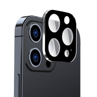 Ochranná fólia na zadnú kameru Techsuit pre Apple iPhone 16 Pro Max / 16 Pro, tvrdené sklo, čierna