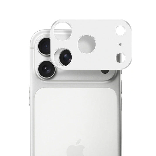 Ochranná fólia na zadnú kameru Techsuit pre Apple iPhone 17 Pro Max, tvrdené sklo, strieborná