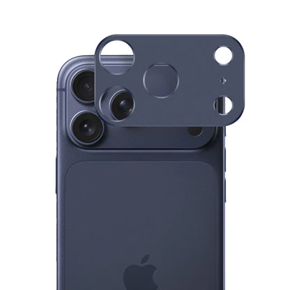 Ochranná fólia na zadnú kameru Techsuit pre Apple iPhone 17 Pro Max, tvrdené sklo, tmavomodrá