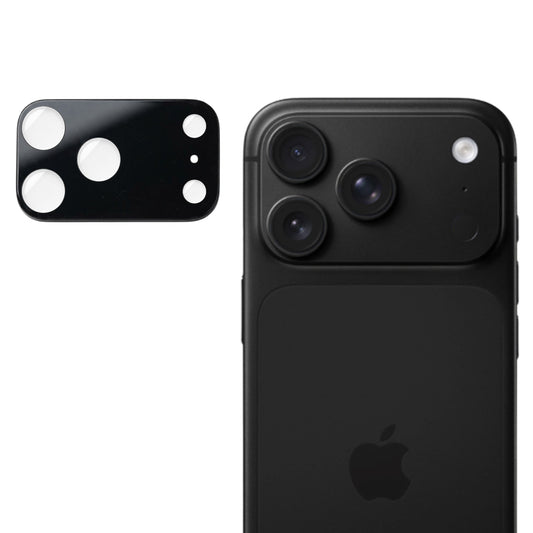 Ochranná fólia na zadnú kameru Techsuit pre Apple iPhone 18 Pro Max, tvrdené sklo, čierna