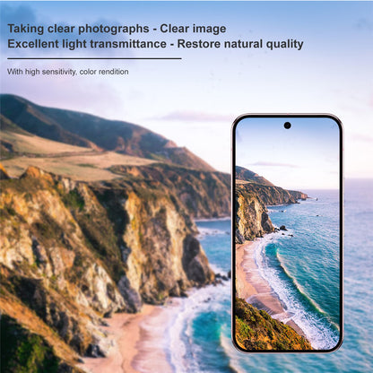Ochranná fólia Techsuit na zadnú kameru pre Google Pixel 10a, Tvrdené sklo, Čierna