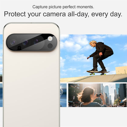 Ochranná fólia Techsuit na zadnú kameru pre Google Pixel 10a, Tvrdené sklo, Čierna
