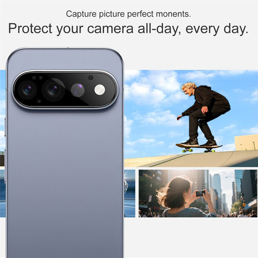 Ochranná fólia na zadnú kameru Techsuit pre Google Pixel 11 Pro, tvrdené sklo, čierna
