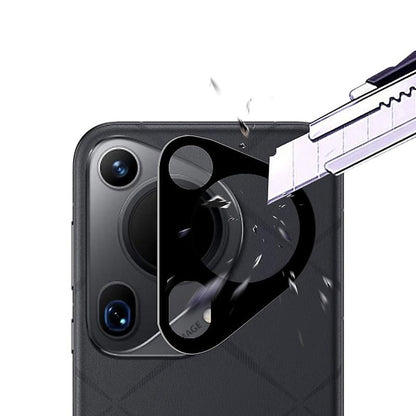 Techsuit Rear Camera Protection Film for Huawei Pura 70 Ultra, Tempered Glass, Black