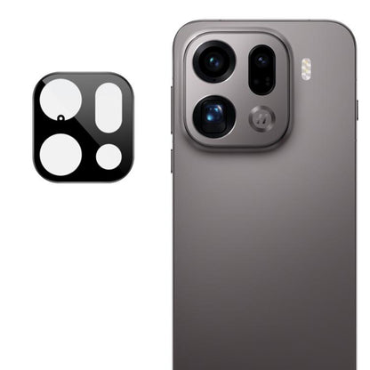 Ochranná fólia Techsuit na zadnú kameru pre Oppo Find X9 Pro, Tvrdené sklo, Čierna