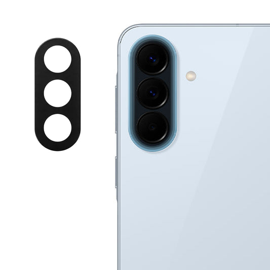 Ochranná fólia na zadnú kameru Techsuit pre Samsung Galaxy A57 5G, Tvrdené sklo, Čierna