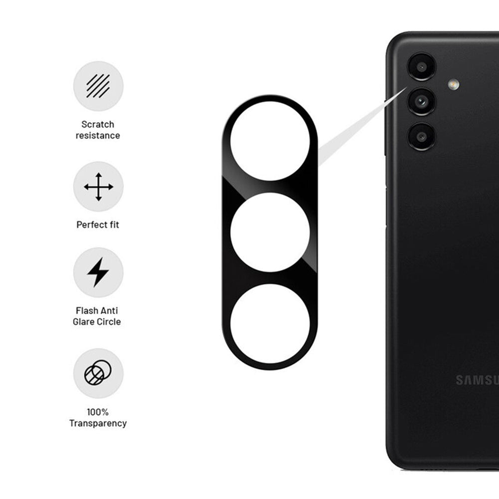 Ochranná fólia na zadnú kameru Techsuit pre Samsung Galaxy S24 S921, tvrdené sklo, čierna