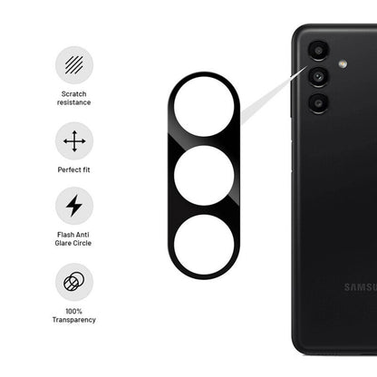 Ochranná fólia na zadnú kameru Techsuit pre Samsung Galaxy S24 S921, tvrdené sklo, čierna