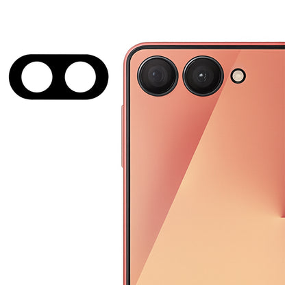 Ochranná fólia na zadnú kameru Techsuit pre Samsung Galaxy Z Flip7 F766, tvrdené sklo, čierna