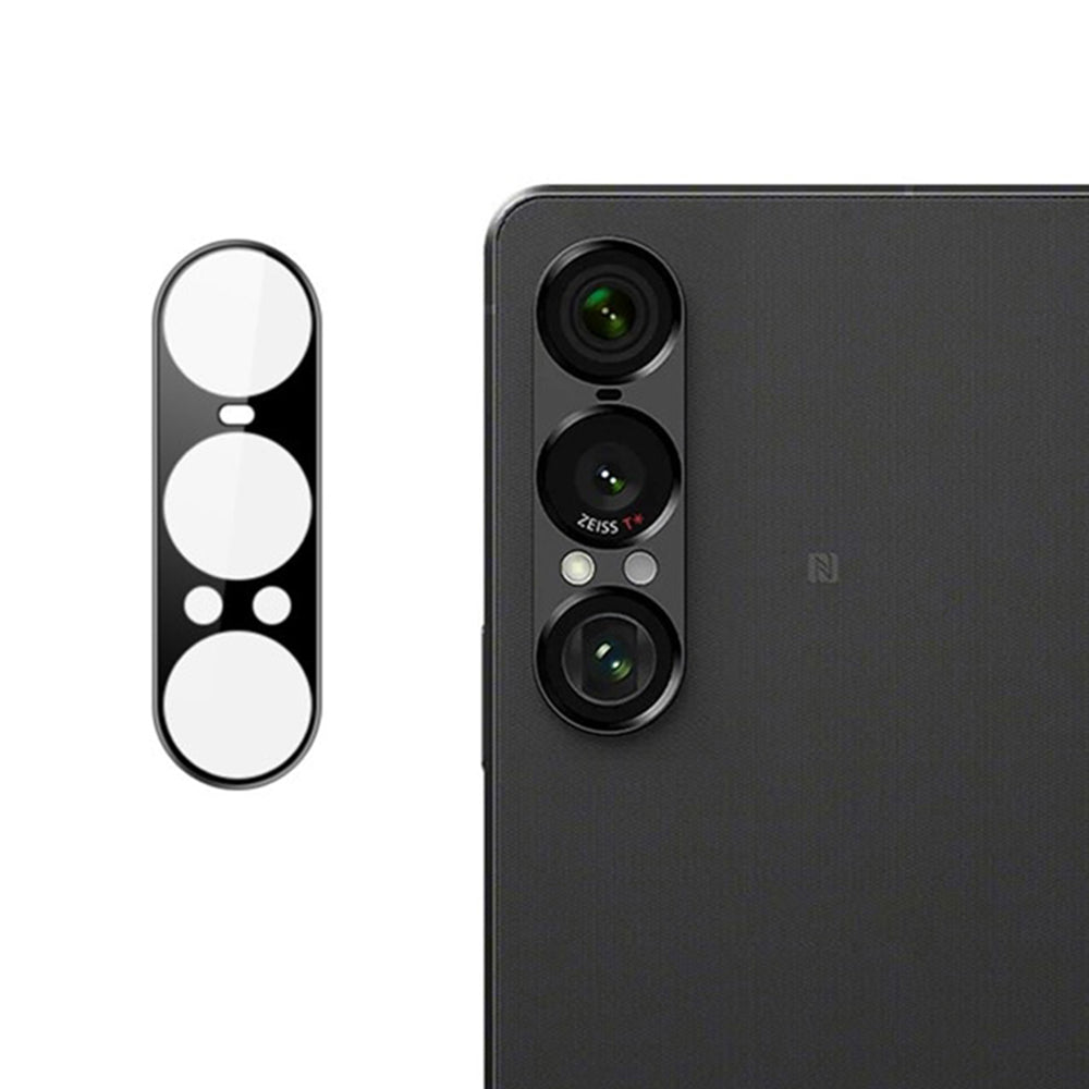 Ochranná fólia na zadnú kameru Techsuit pre Sony Xperia 1 VII, tvrdené sklo, čierna