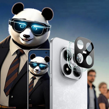 Ochranná fólia Techsuit na zadnú kameru pre Xiaomi Poco M8 Pro / Redmi Note 15 Pro+ 5G, Tvrdené sklo, Čierna