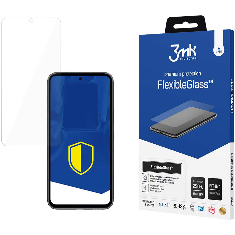 Ochranná fólia na displej 3MK FlexibleGlass pre Samsung Galaxy A54 A546, Flexibilné sklo, Full Glue