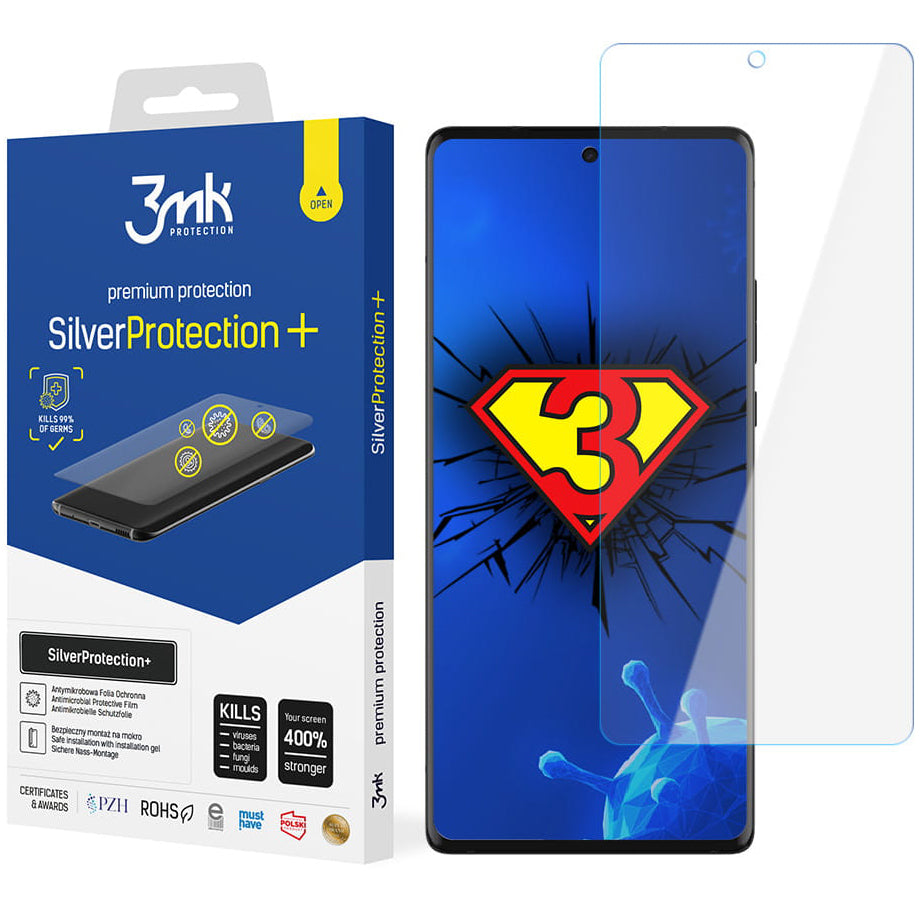 Ochranná fólia na displej 3MK Silver Protect+ pre Motorola Edge 30 Ultra, Plast